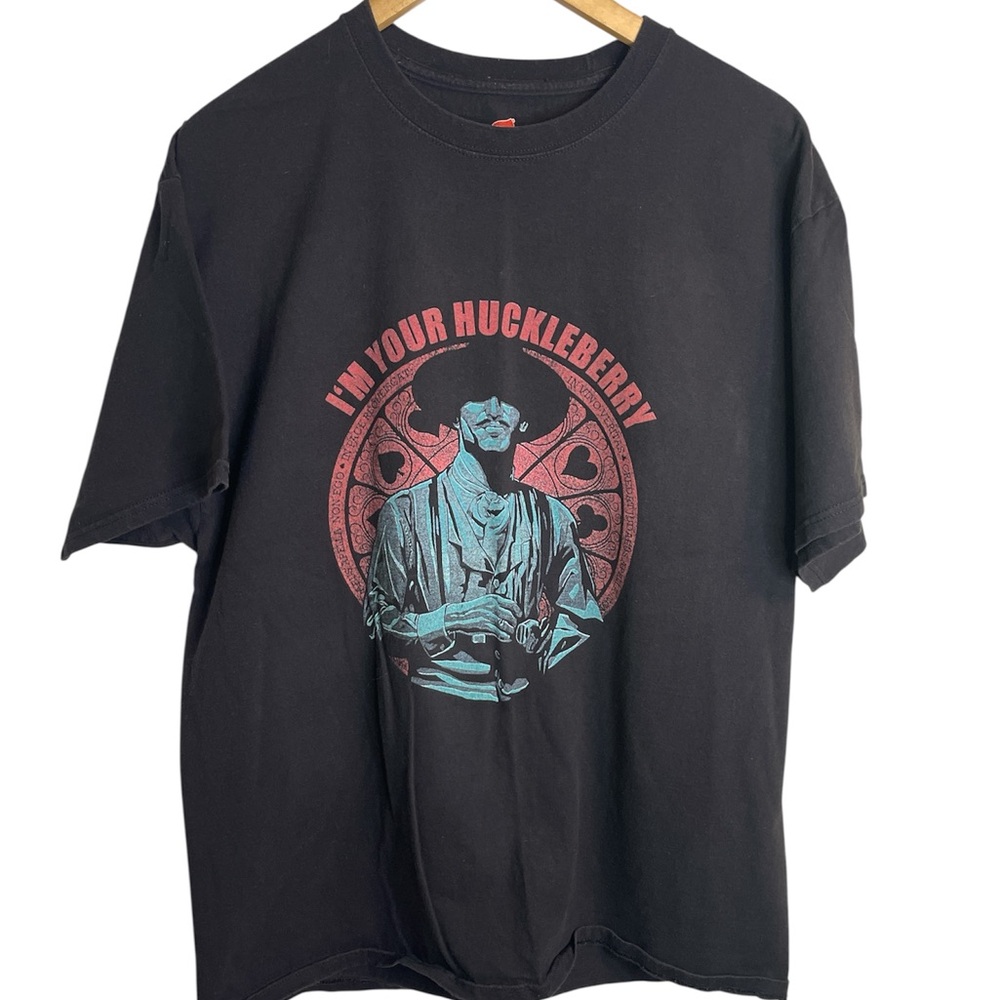 Doc Holliday I’m Your Huckleberry Tombstone Graphic Tee – Black – Size XL